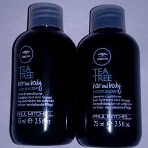 Paul Mitchell tea tree hair and body moisturizer 2.5 Oz (2 bottles)